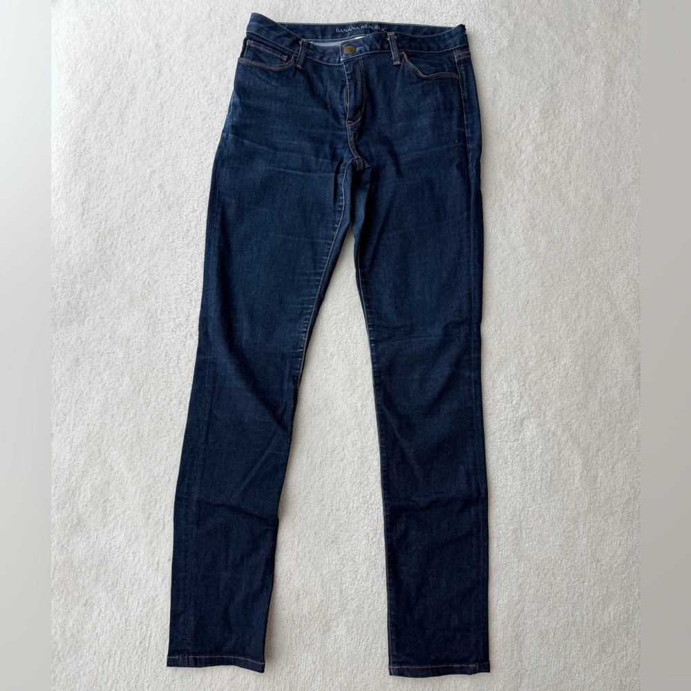 Banana Republic Skinny Dark Blue Jeans
